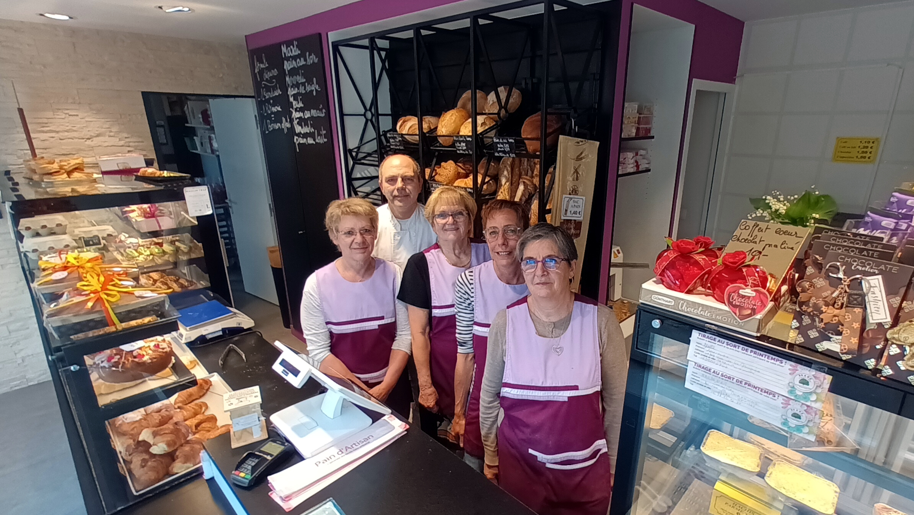 Photo de l'équipe de la Boulangerie Pini